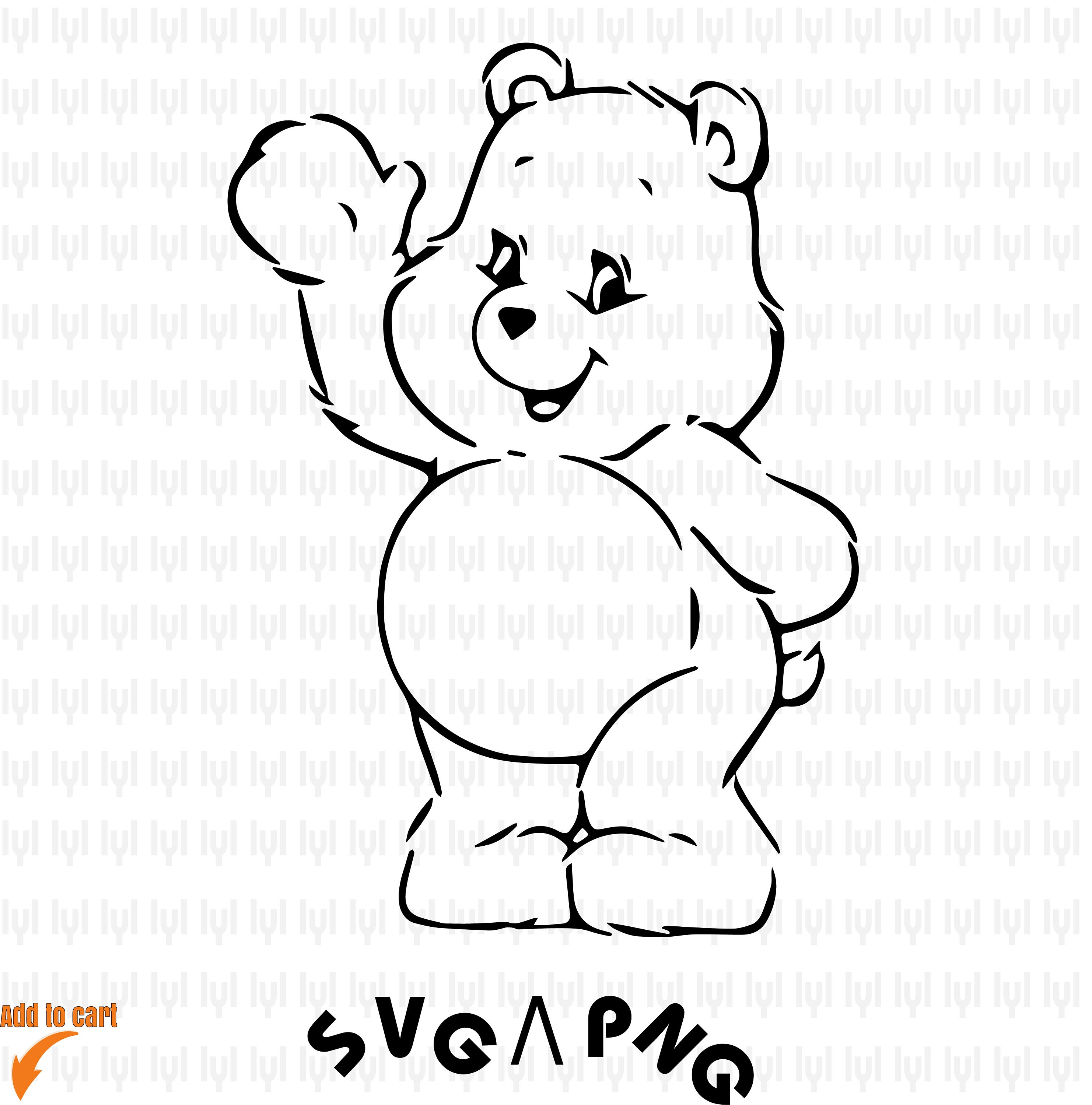 Care Bears Svg, Png, Pdf, Eps, Instant Download , print , sublimation, By  Misky