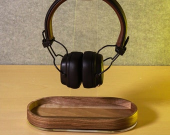 Custom wood stand  | headphone holder | headphone stand | Personalized  gift for birthday