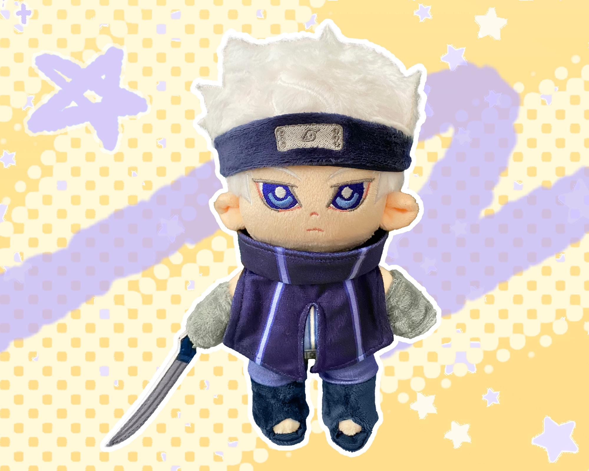 Midnight Blade 20 Cm Plush Doll Etsy