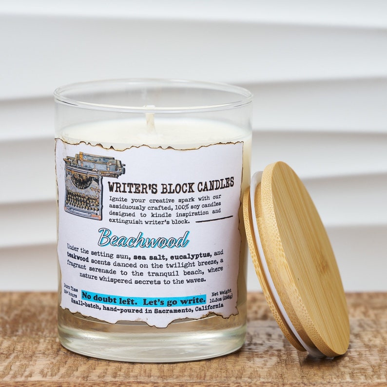 WritersBlockCandles Soy Candle