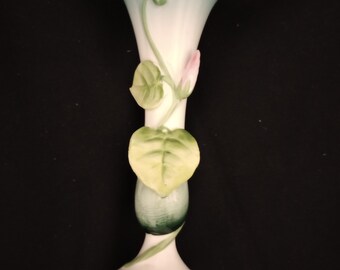 Lefton 6" Pink/Blue/Green/White Flower Bud Vase