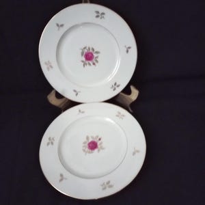 Lenox Rhodora Fine China #P471 Set of Four Salad Plates