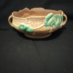 Roseville Pottery Fuchsia Pattern #350-8 Console Bowl