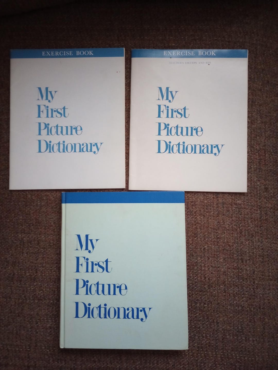 My First Picture Dictionary+ Exercise Book+ Teachers Guide 1970s - Etsy