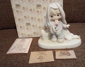 Precious Moments "June" Figurine in Original Box with Tags 1987