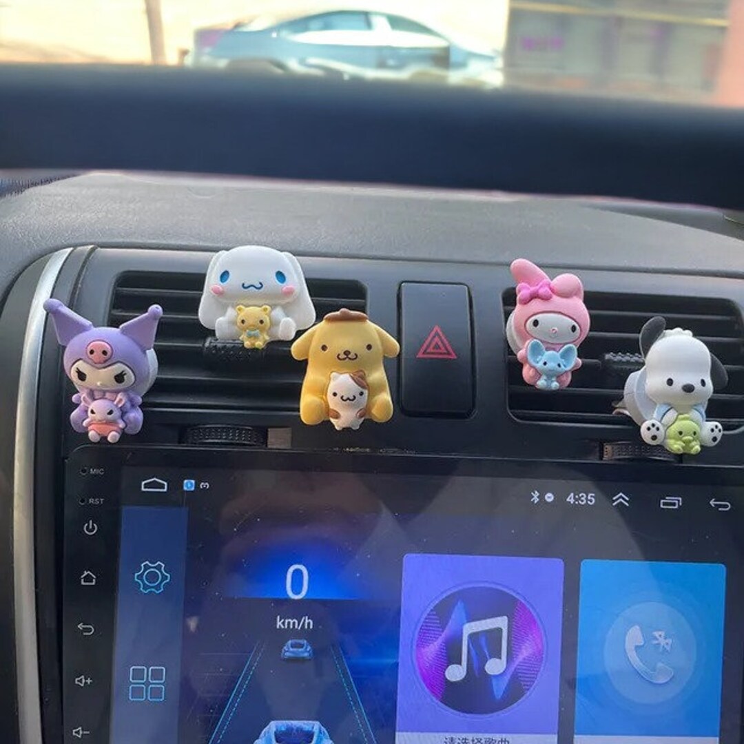 Hello Kitty Air Freshener Clips Sanrio Car Accessories Hello Etsy