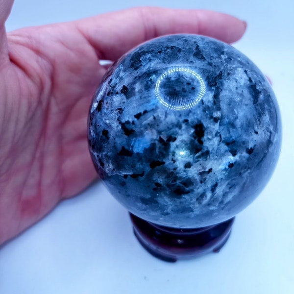 Larvikite Tower sphere handmade. . Buy 3 get one free. Natural and ethical stones