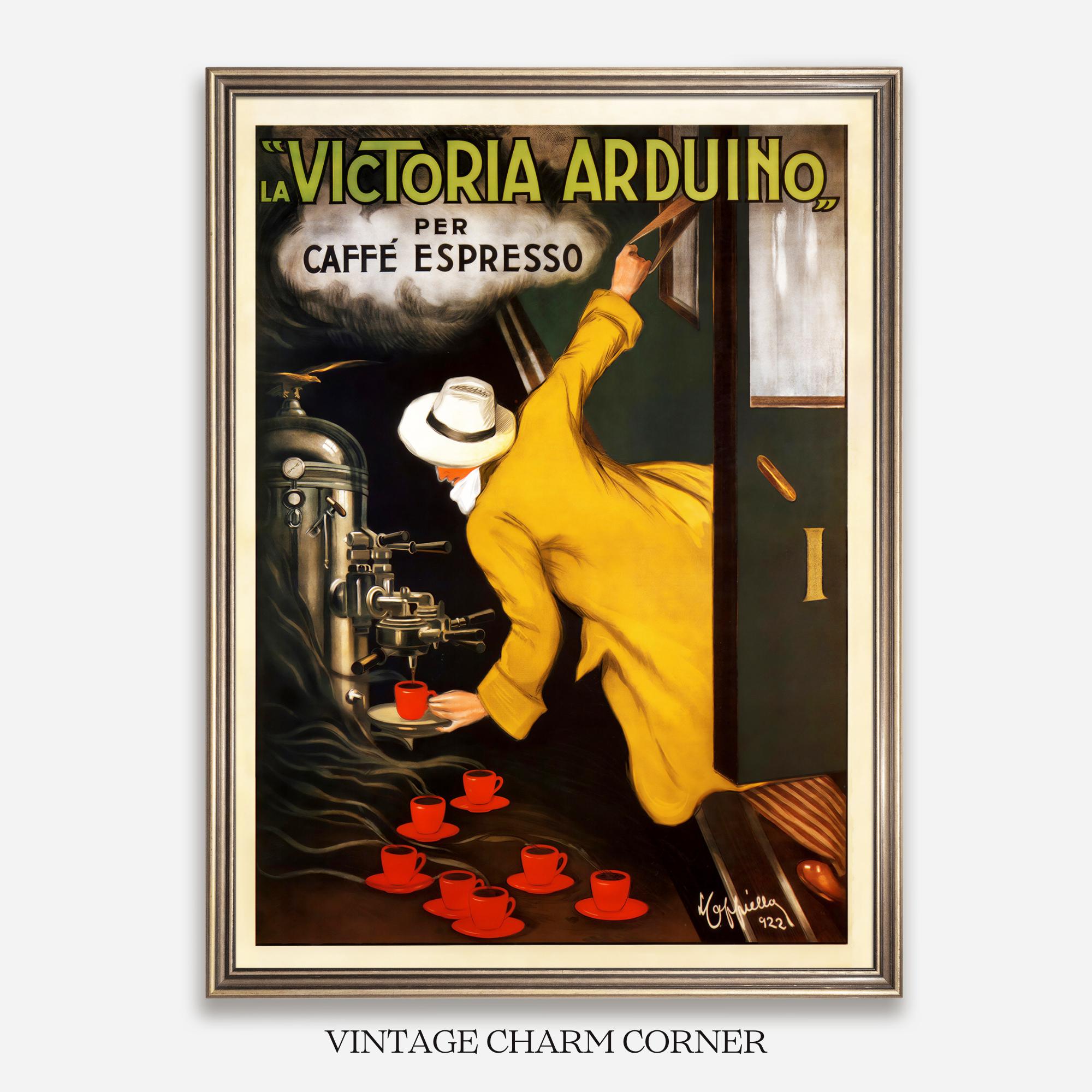 Leonetto Cappiello Victoria Arduino Coffee Poster Art Deco Italian