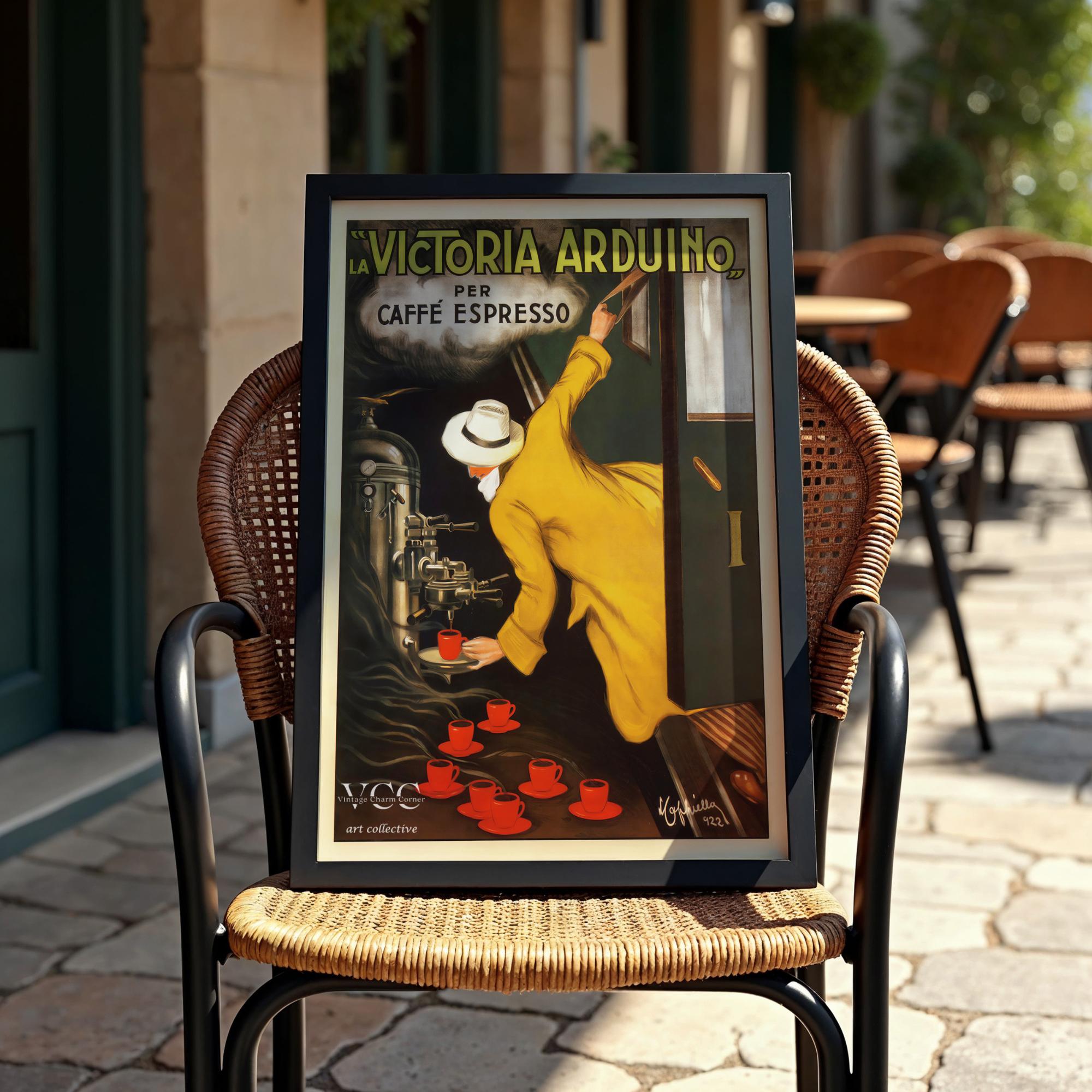 Leonetto Cappiello Victoria Arduino Coffee Poster Art Deco Italian