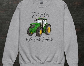A Boy Who Loves Tractors Youth Crew