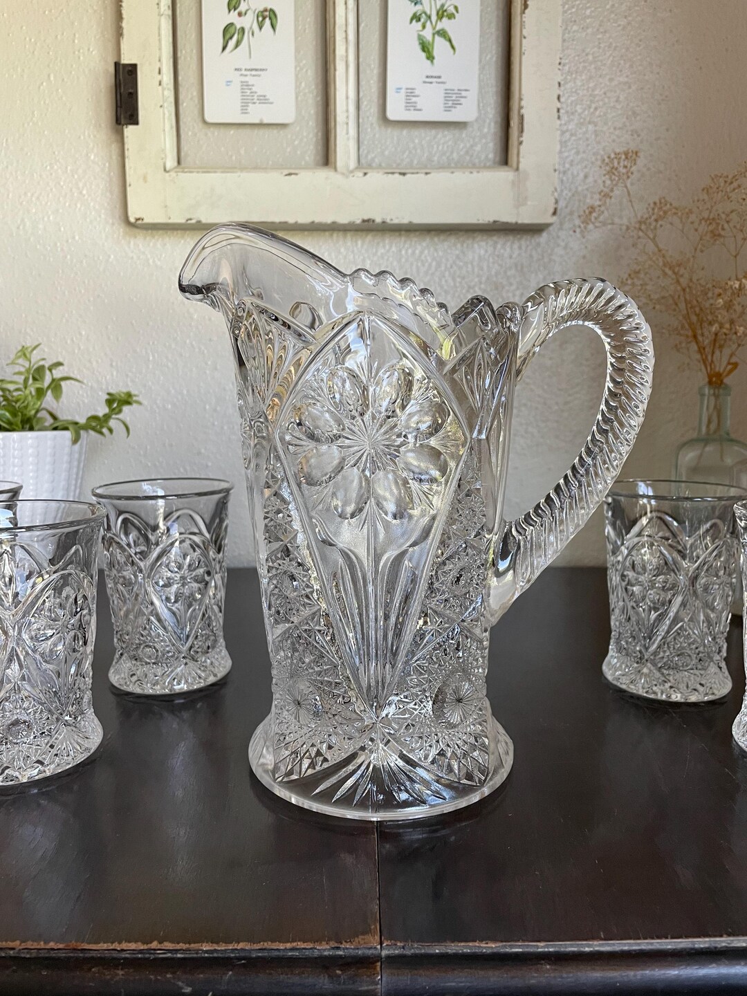 Cool Review About Antique Pressed Glass Pitcher