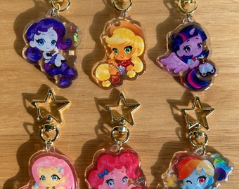 My Little Pony mini 2in. Acrylic Keychains