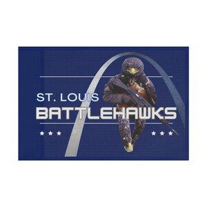 St. Louis Battlehawks Flag, Battlehawks Gear, Battlehawks Accessories, STL Battlehawks