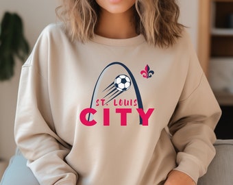 St. Louis City Sweatshirt, St. Louis City Soccer, STL City Crewneck, STL City Unisex Sweatshirt, Saint Louis