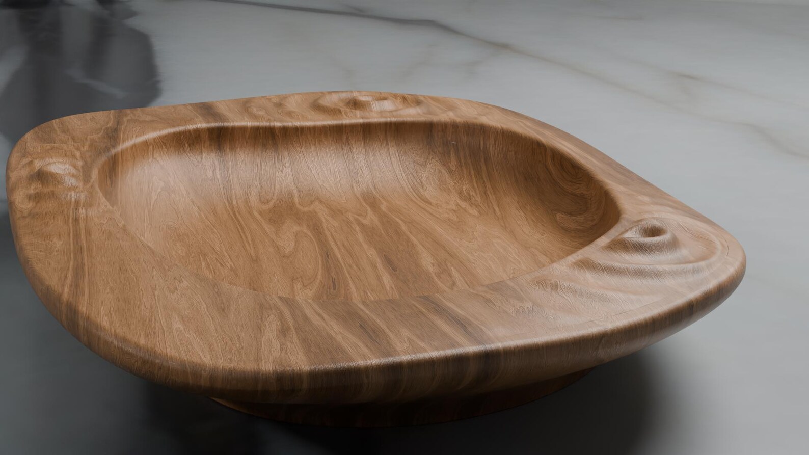 Ripple Bowl STL File: Water Drop Effect CNC Router Design (digital ...