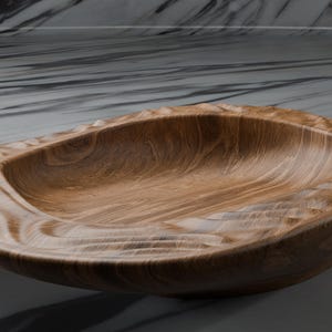 Perlin Geräusche Holzschale STL Datei: CNC Fräser Design (Digitaler Download)