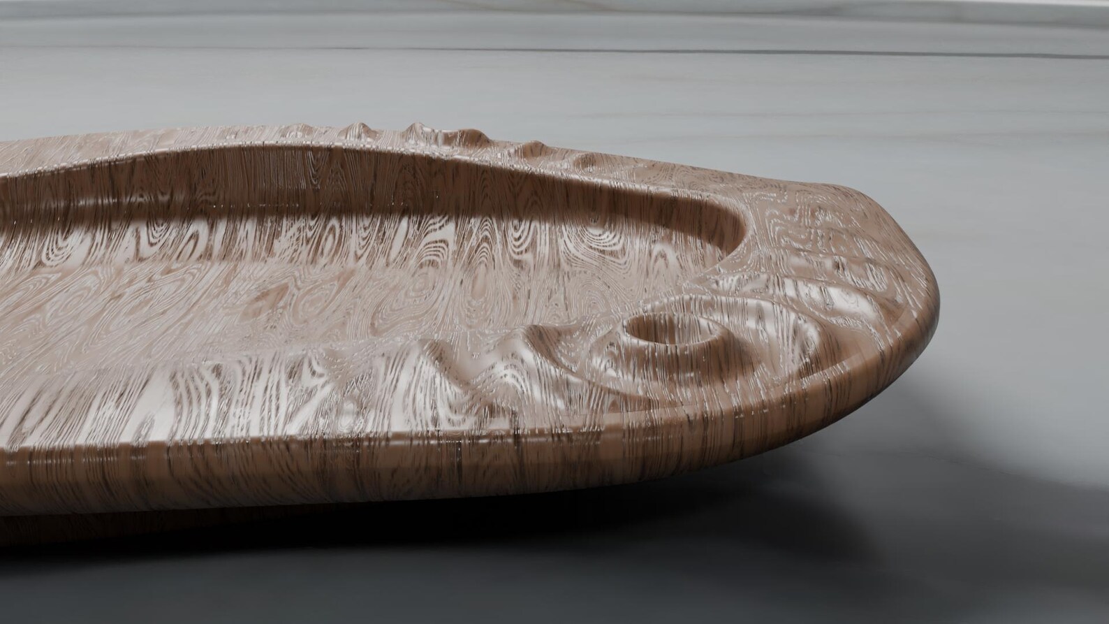 Organic Ripple Bowl - STL File CNC Router Designs | Water Drop Effect ...