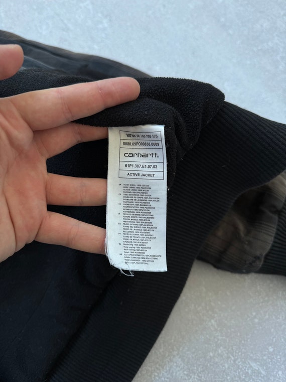 Vintage Carhartt WIP Active Work Jacket Destroyed… - image 6
