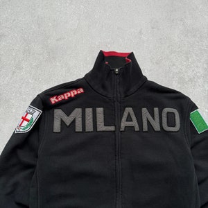 Vintage Kappa Milano Italy Zip Track Sweatshirt Y2K image 4