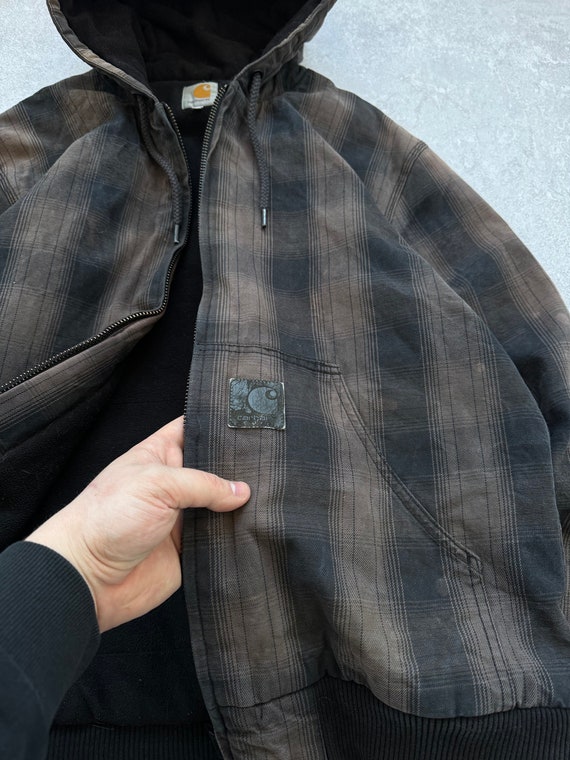 Vintage Carhartt WIP Active Work Jacket Destroyed… - image 8