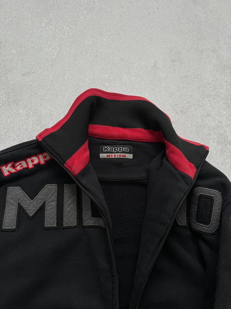 Vintage Kappa Milano Italy Zip Track Sweatshirt Y2K image 6