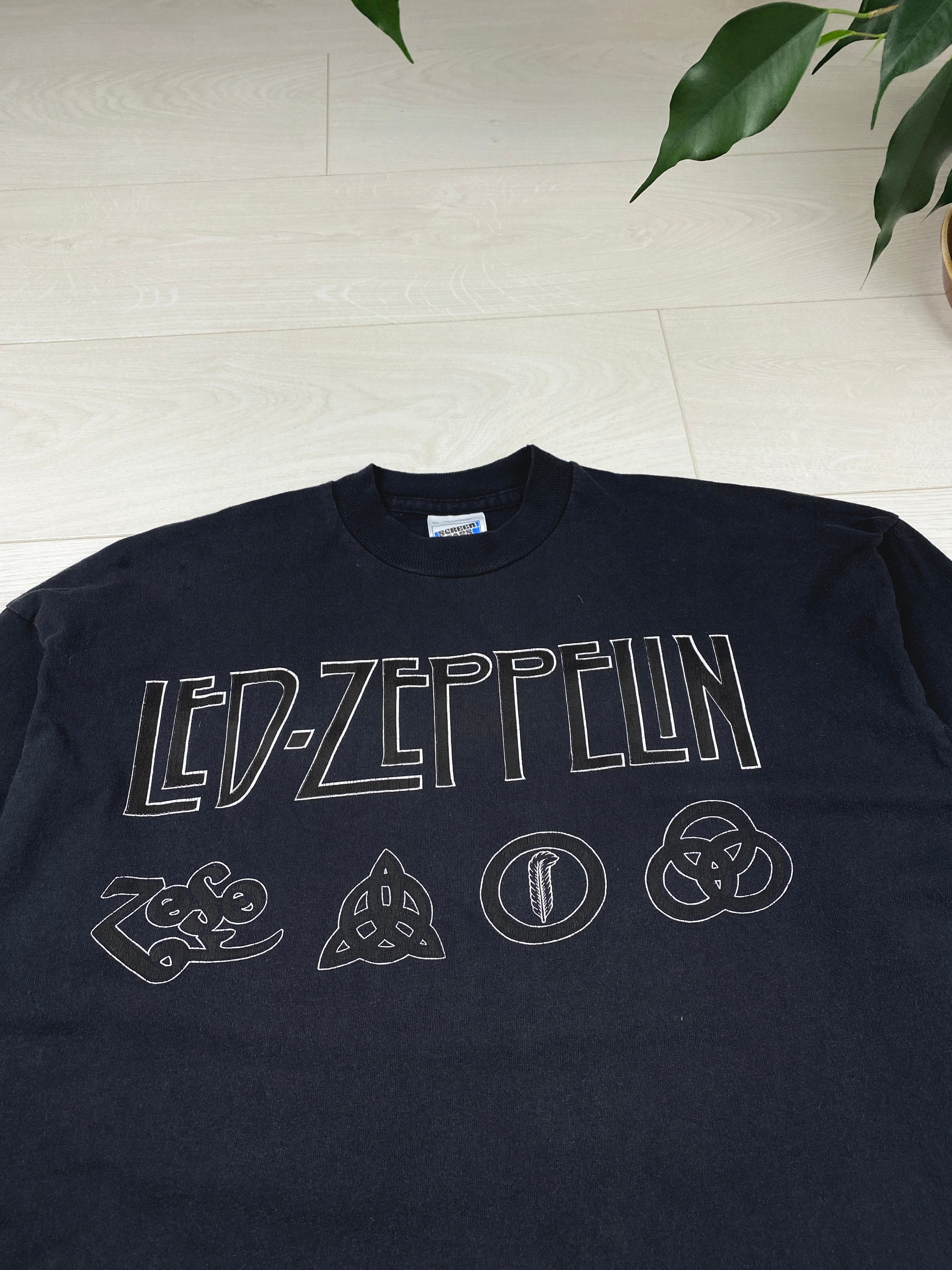 Vintage Led Zeppelin 90s Long Sleeve T Shirt Screen Stars - Etsy Vintage Led Zeppelin 90s Long Sleeve T Shirt Screen Stars - Etsy