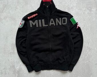 vintage Kappa Milano Italie Zip Track Sweatshirt Y2K