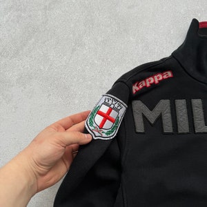 Vintage Kappa Milano Italy Zip Track Sweatshirt Y2K image 3