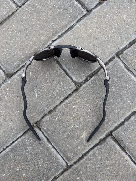 Vintage Oakley X Metal Madman Silver Mirror Sunglasses Polarized