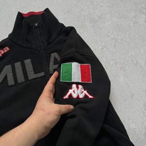 Vintage Kappa Milano Italy Zip Track Sweatshirt Y2K image 5