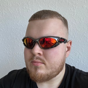 Vintage Oakley Glasses Metal Gray Polarized Outdoor Gorpcore Y2K