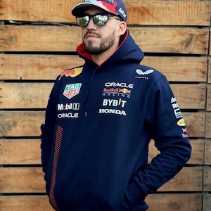 Castore Red Bull Racing F1 Team Blue Nascar Pepe Jeans Hoodie Pullover