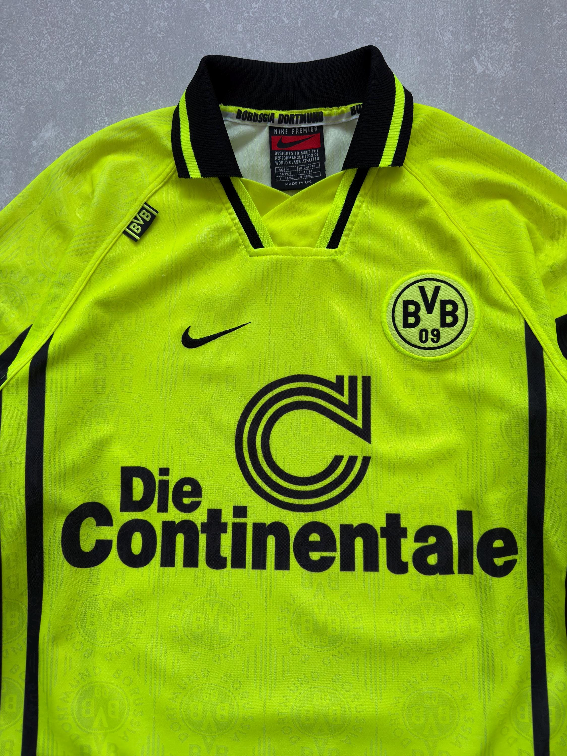 Vintage Nike Premier Borussia Dortmund 1996/1997 Jersey Long
