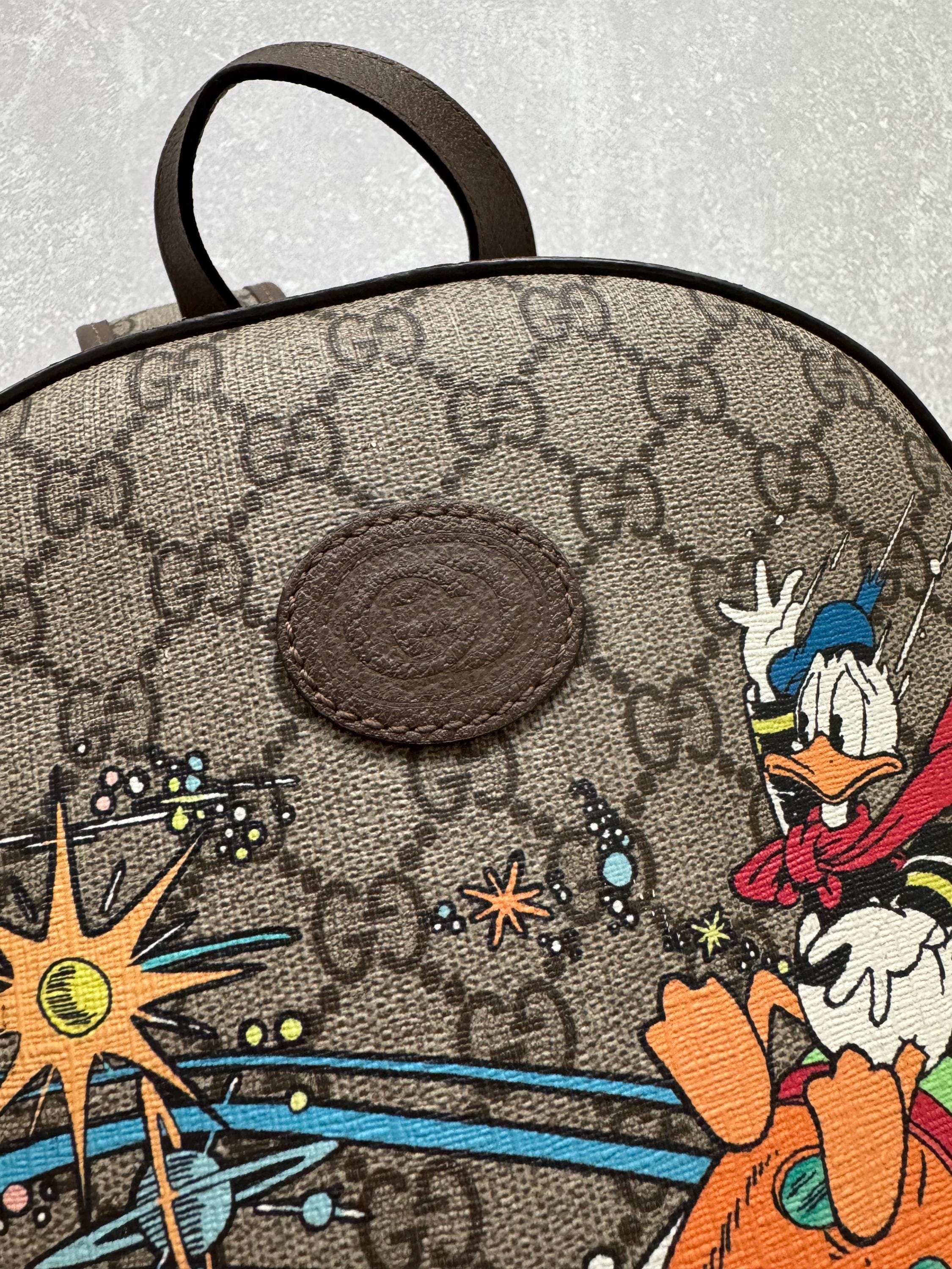 Donald duck gucci backpack sale