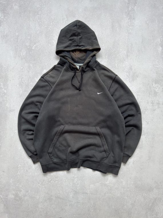 Vintage Nike 00s Hoodie Faded Washed Color Y2K Destroyed - Etsy