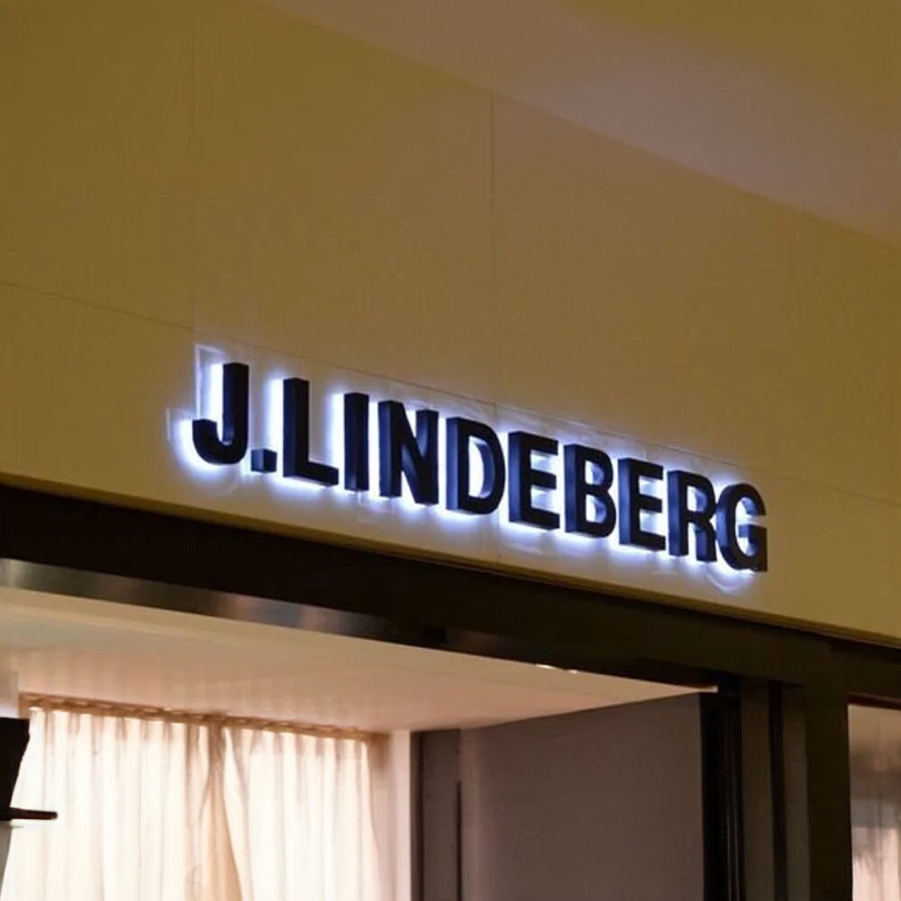 Custom Backlit Sign Backlit Business Sign Laser Cut Sign Metal Sign ...