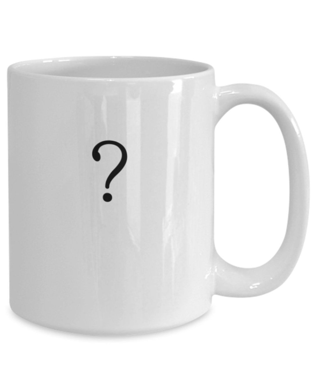Question Mark 15oz Coffee Mug - Etsy