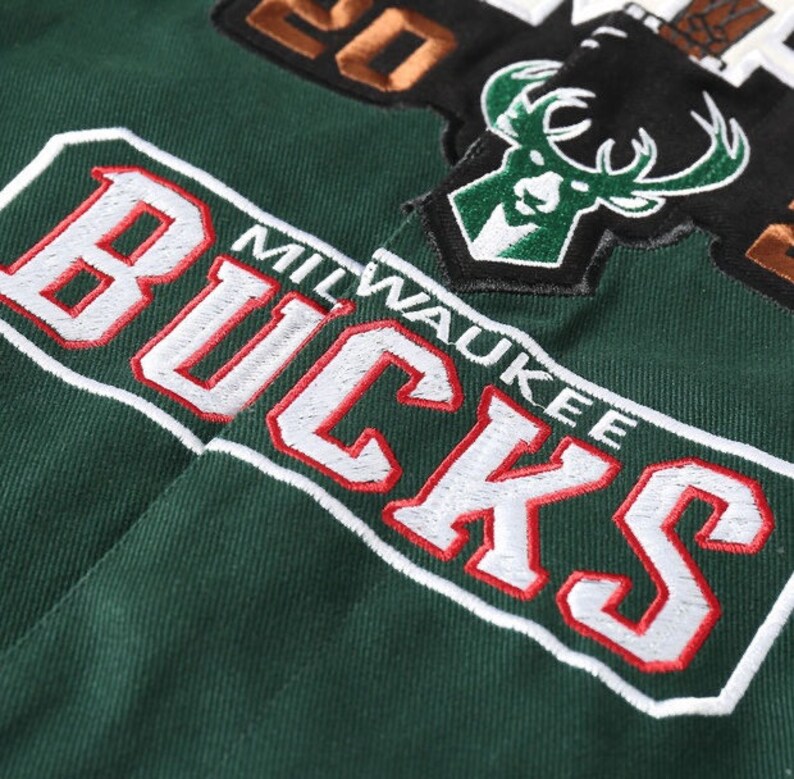 Rare veste NBA Milwaukee Bucks retro vintage image 7