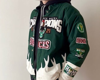 Rare veste NBA Milwaukee Bucks retro vintage