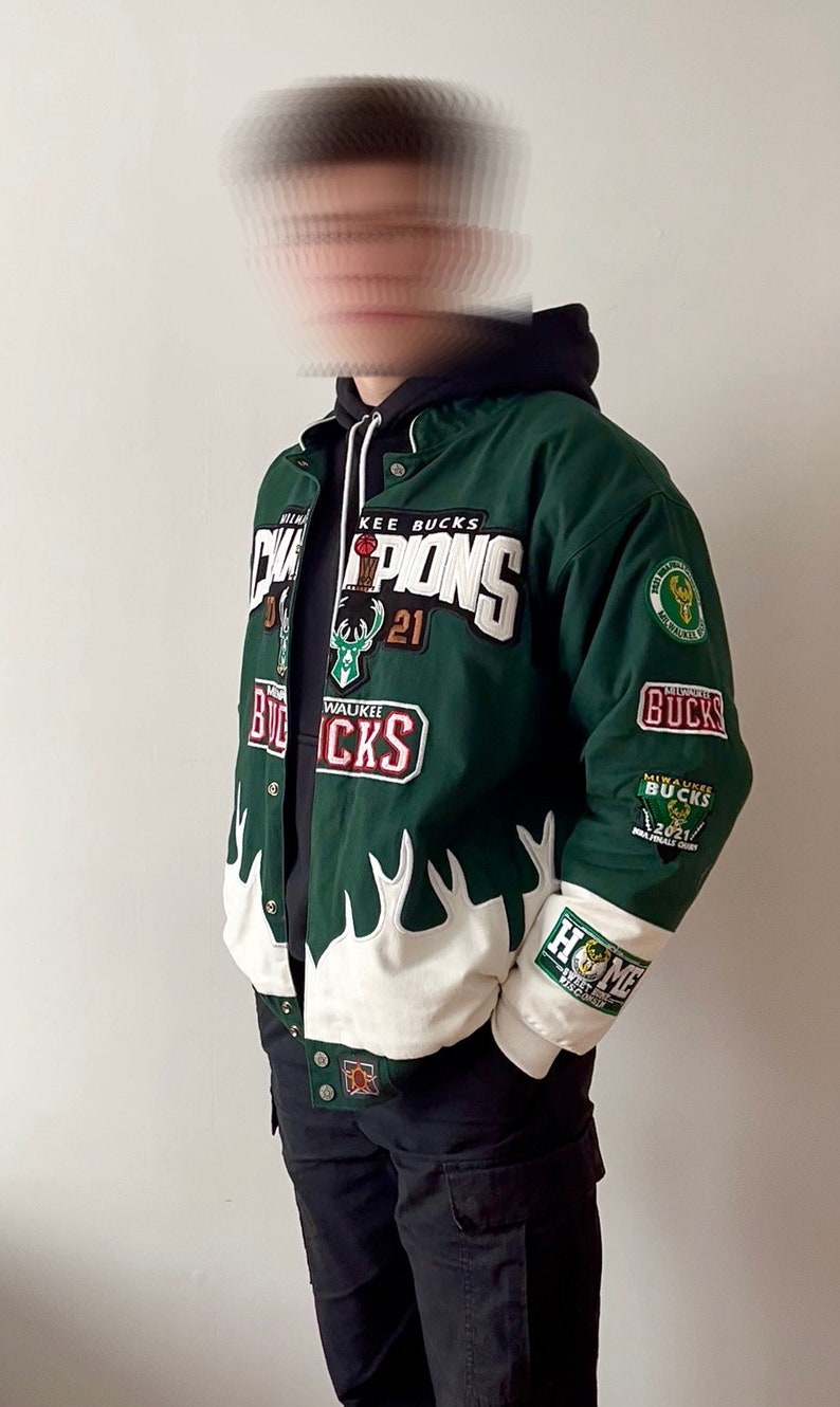 Rare veste NBA Milwaukee Bucks retro vintage image 1