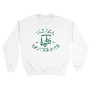 The Hill Carting Club - Pełne logo - Bluza z okrągłym dekoltem unisex