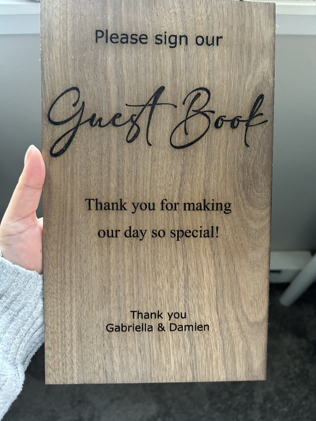 Personalized Wood Weeding Signs - Etsy