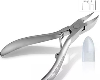 Heavy Duty Toenail Clippers – Podiatry Ingrown Nail Cutter, 4.8 Inch