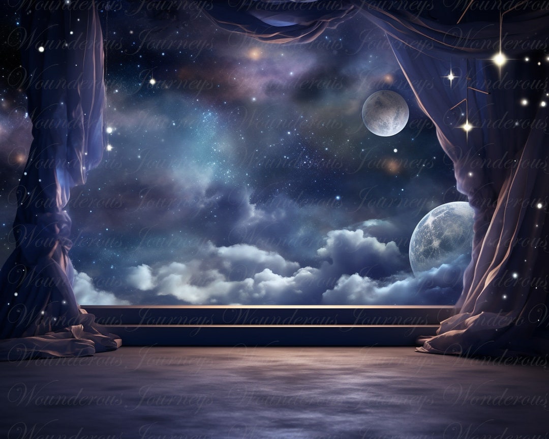 Space Digital Backdrop, Space Background, Photography Composite ...