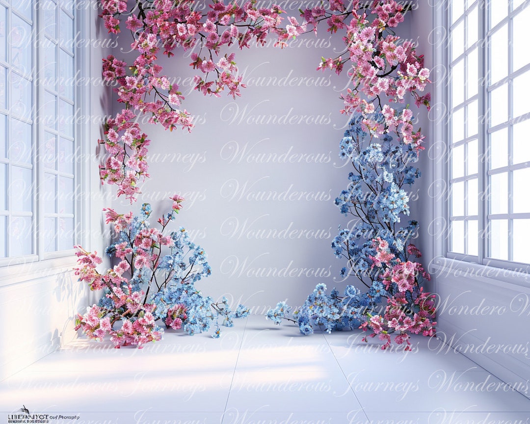 Spring Digital Backdrop, Easter Digital Background Photography, Summer ...