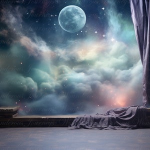 Weltraum Digital Backdrop, Weltraum Hintergrund, Fotografie Zusammengesetzte Porträts, Outerspace Digital Prop
