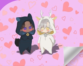 Smyrna and Capri BL Hearts Postcard (Yaoi Manhwa, Anime Merchandise)