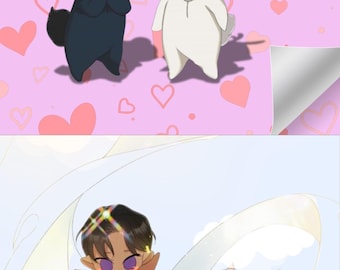 Smyrna and Capri BL *2 Postcards (Yaoi Manhwa, Anime Merchandise)