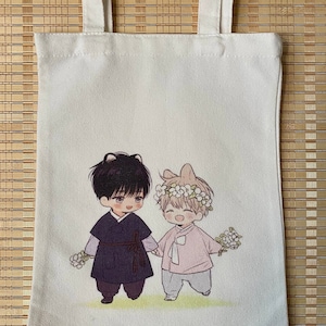 No Love Zone BL Tote Bag *Large* (Yaoi Manhwa, Anime Merchandise)