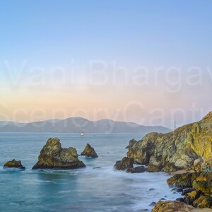 Golden Gate Bridge View, Lands End, San Francisco Digital Download | Cliffs Landscape | Printable High-Quality Photo for Wall Art or Gifts